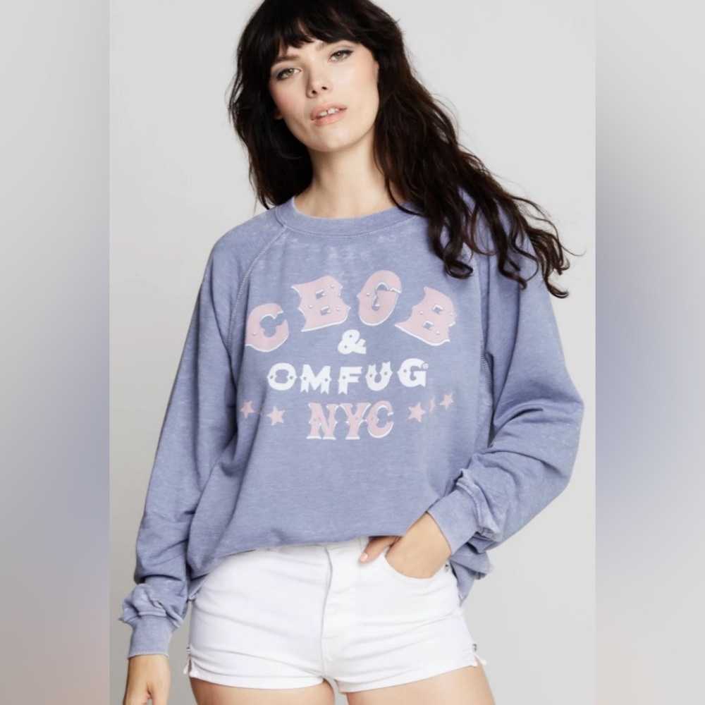 NEW Recycled Karma CBGB NYC Sweatshirt SMALL Music Club